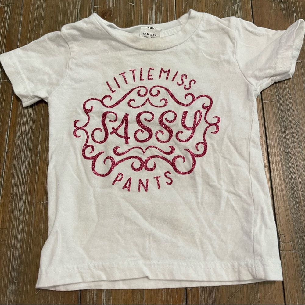 ✨3/$6✨ Baby girl shirt